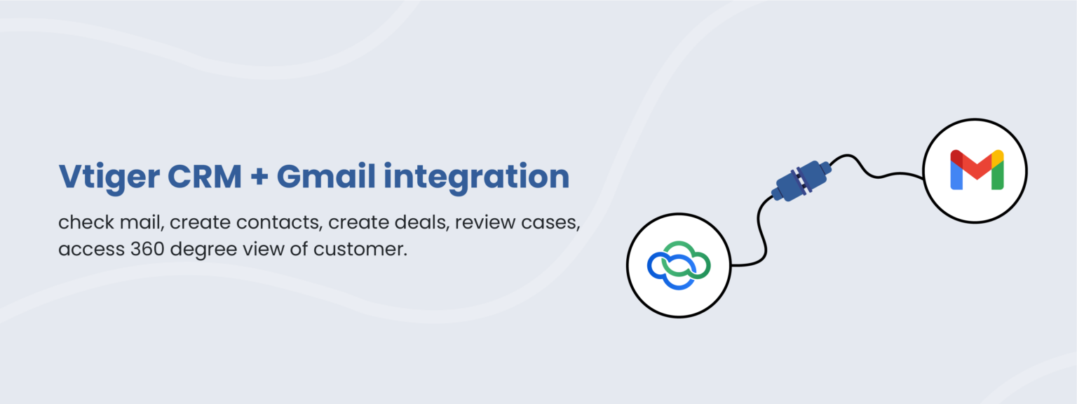 Get a 360 Degree Customer view from Gmail Integration with Vtiger CRM